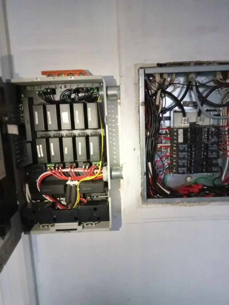 Electrical panel upgrade completed for Commercial Electrician Services in Lamar